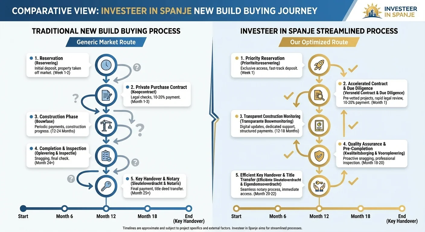 Het koopproces van nieuwbouwprojecten stap voor stap uitgelegd