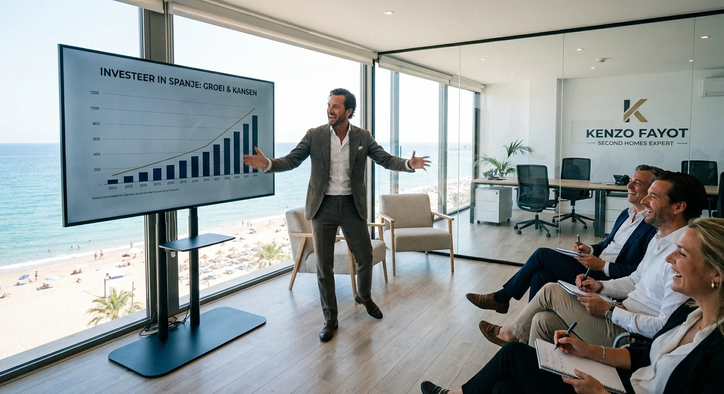 Illustratie over groei en kansen met betrekking tot investeren in Spanje door een Spaanse Nederlandstalige vastgoed expert.